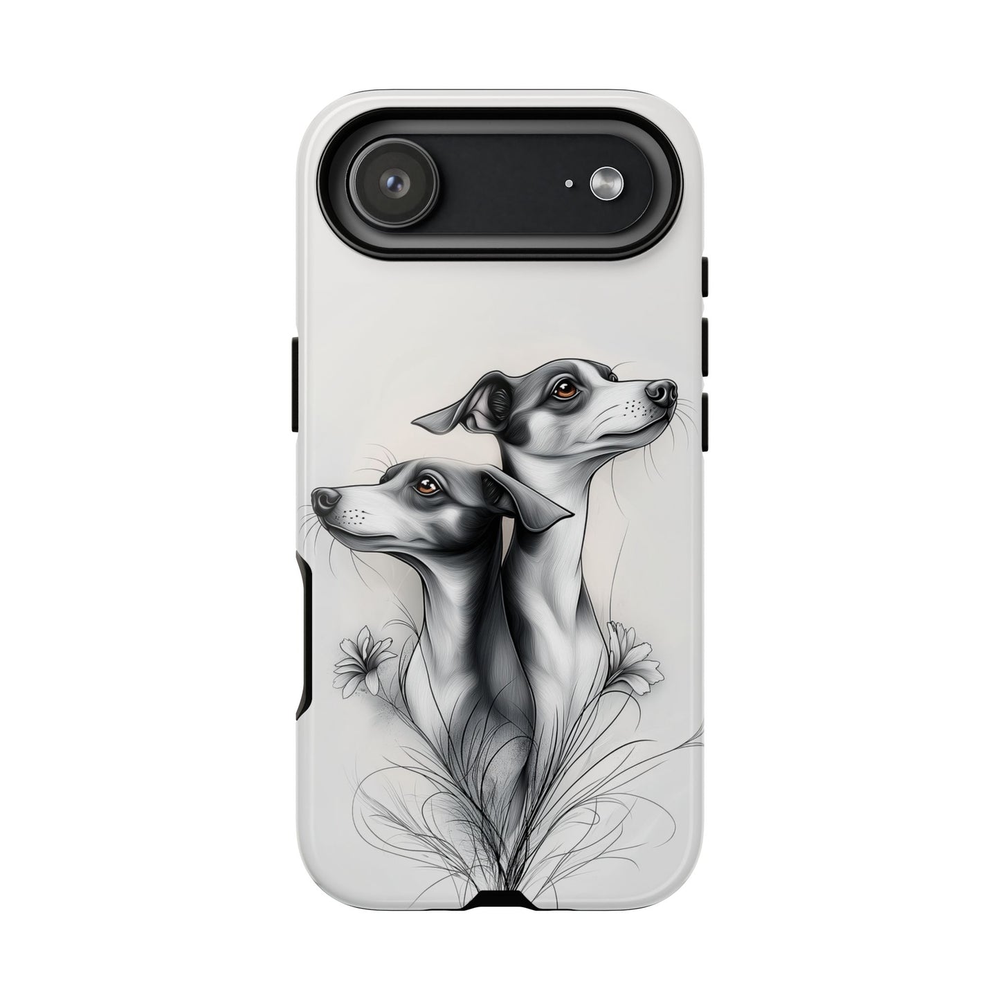 Whippet Phone Case, Elegant Dog Lover Gift