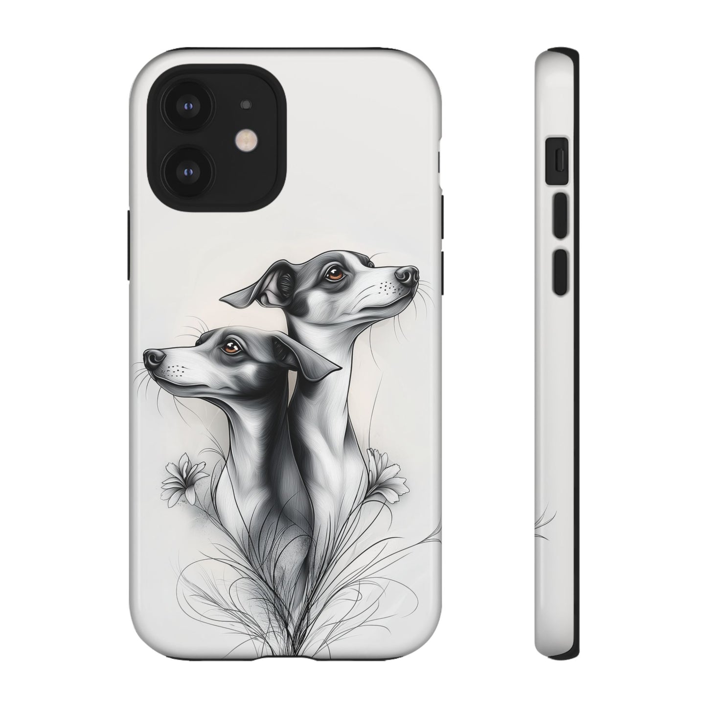 Whippet Phone Case, Elegant Dog Lover Gift