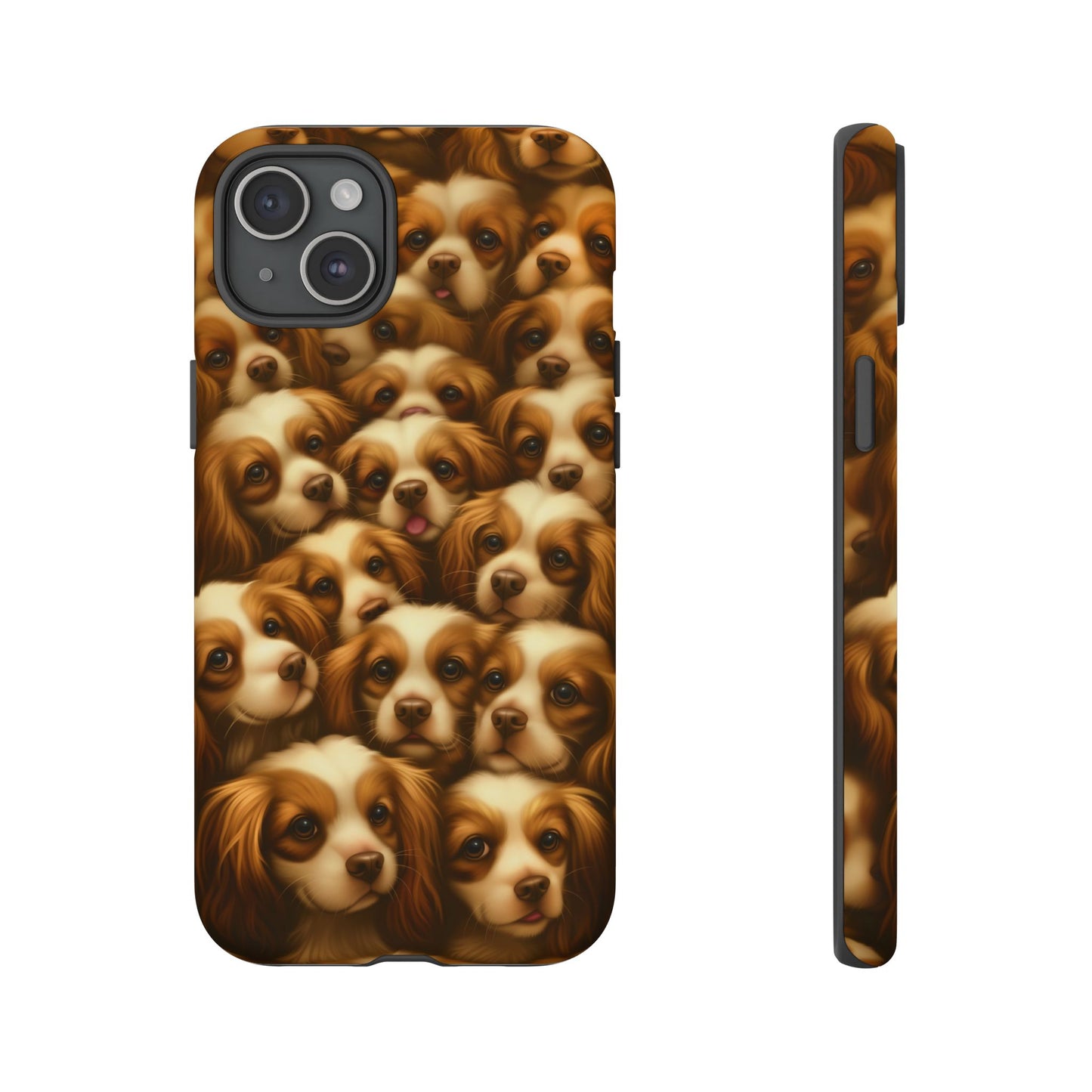 Cavalier King Charles Spaniel Phone Case – Elegant Dog Illustration