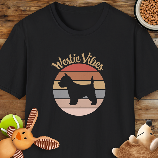 Westie Vibes, Retro Style T Shirt