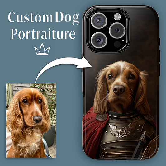 Custom Royal Dog Portrait Phone Case