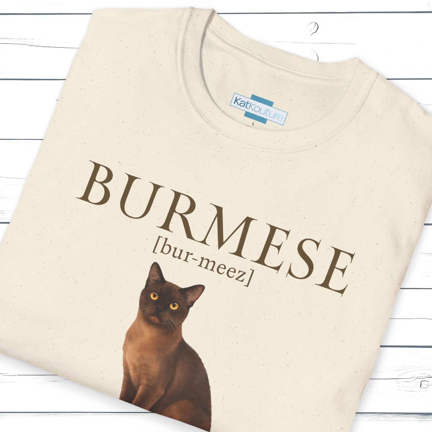 Burmese Definition T-Shirt – Cat Chronicles