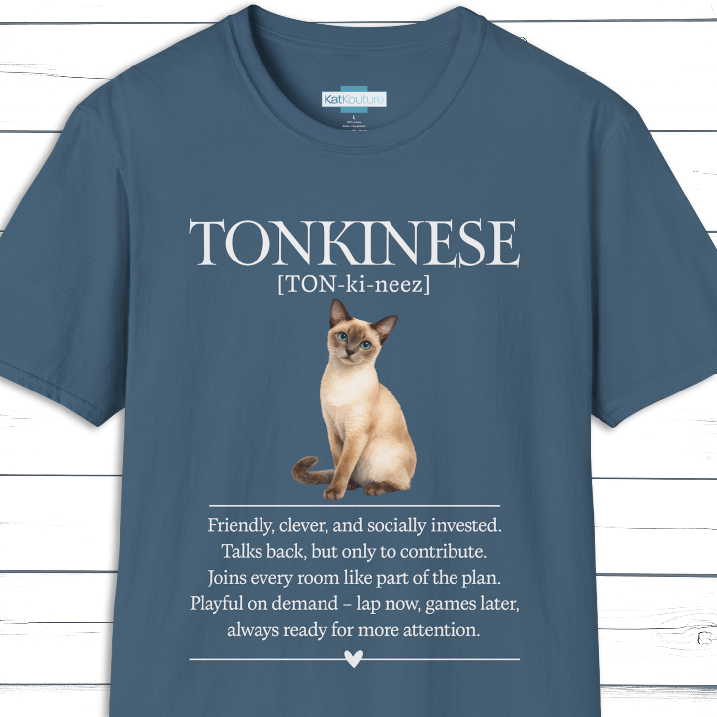Tonkinese Definition T-Shirt – Cat Chronicles