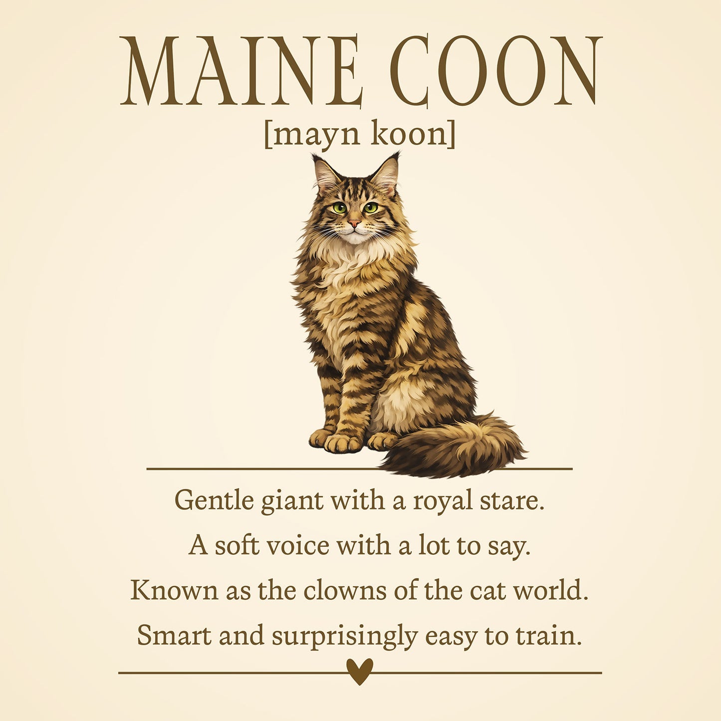 Maine Coon Definition T-Shirt – Cat Chronicles