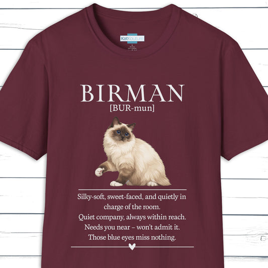 Birman Definition T-Shirt – Cat Chronicles