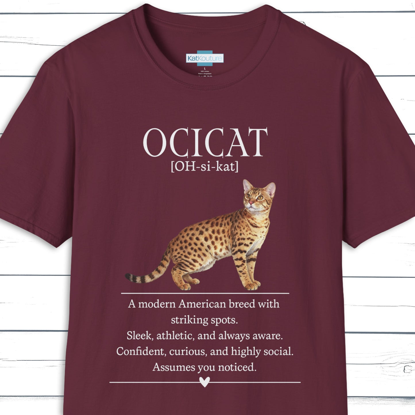 Ocicat Definition T-Shirt – Cat Chronicles