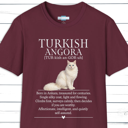 Turkish Angora Definition T-Shirt – Cat Chronicles