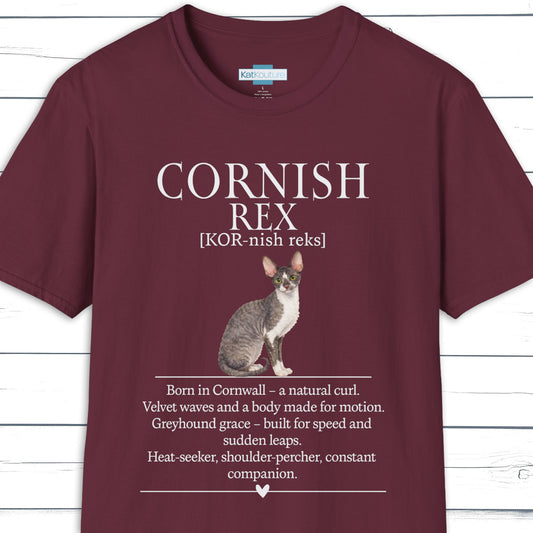 Cornish Rex Definition T-Shirt – Cat Chronicles