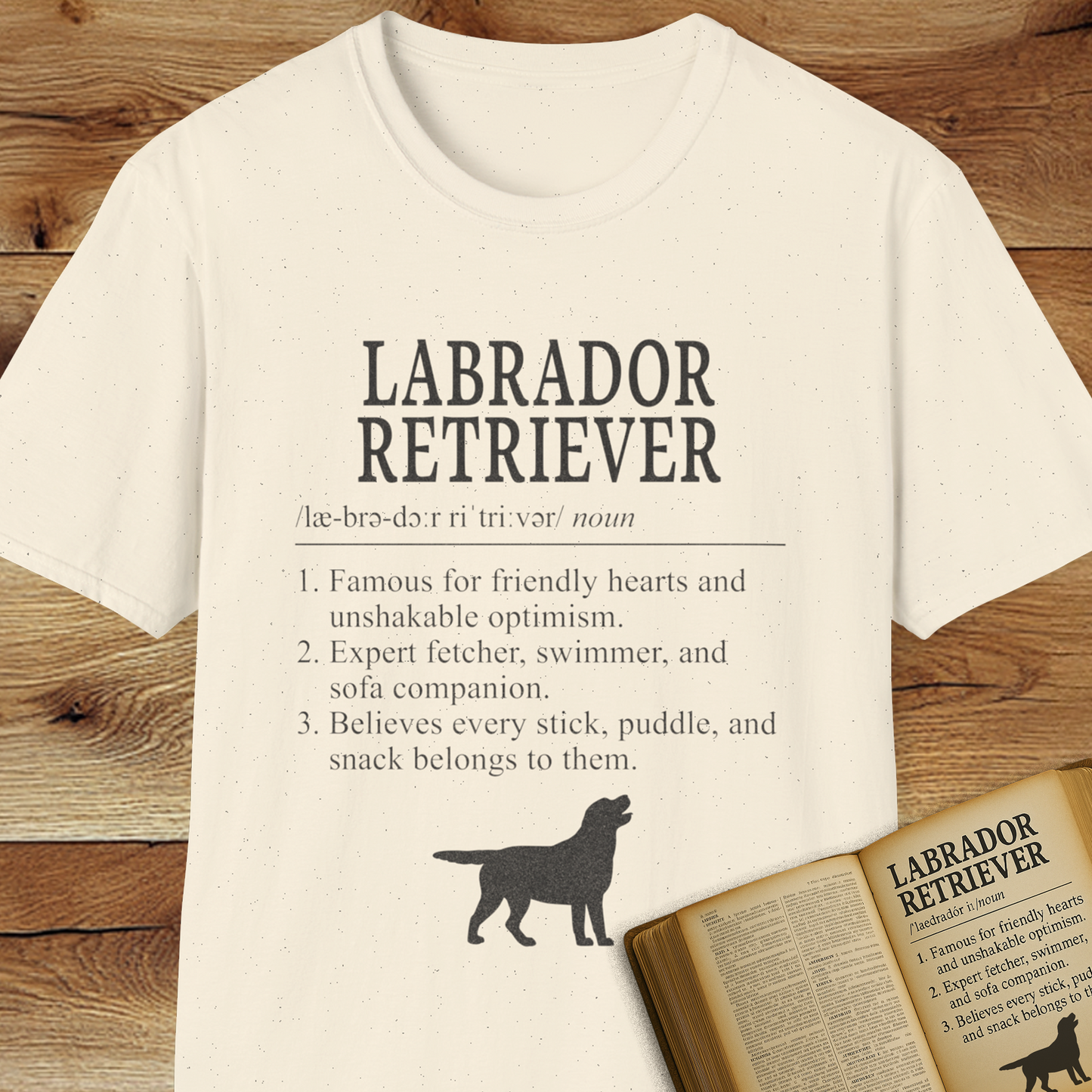Labrador Retriever Definition T-Shirt Dictionary Dogs Collection