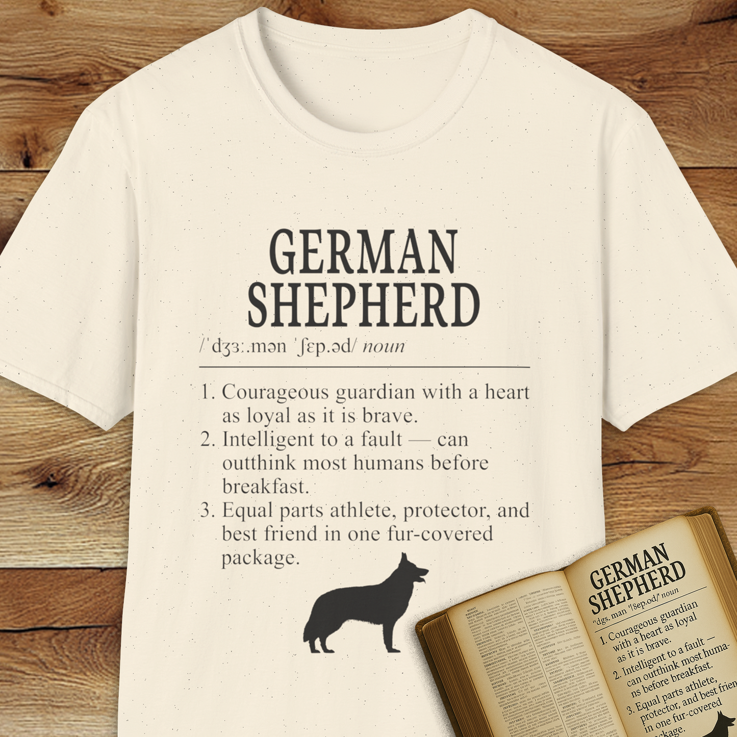 German Shepherd Definition T-Shirt – Dictionary Dogs Collection