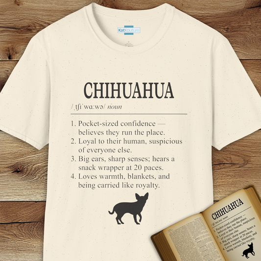 Chihuahua Definition T-Shirt Dictionary Dogs Collection