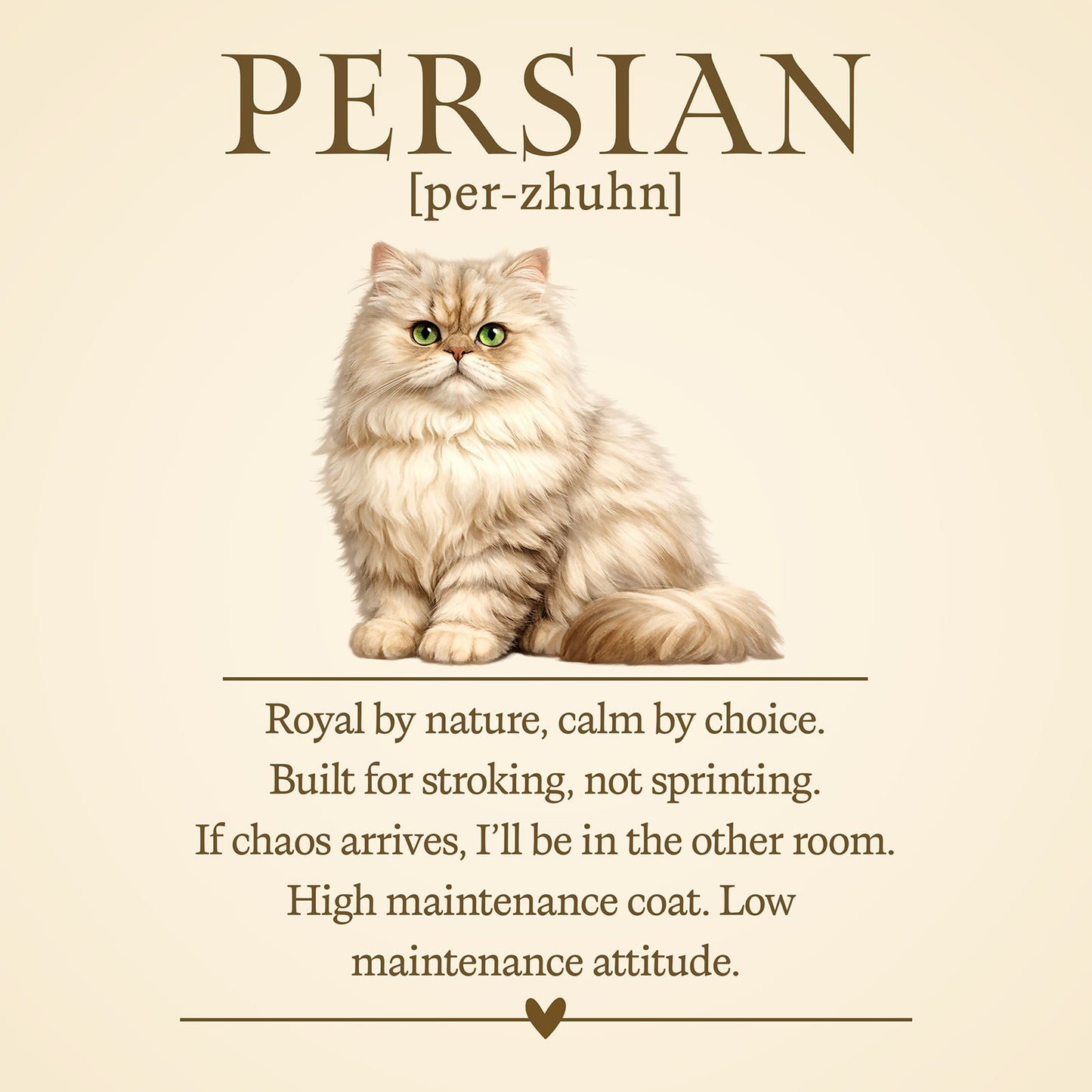 Persian Definition T-Shirt – Cat Chronicles