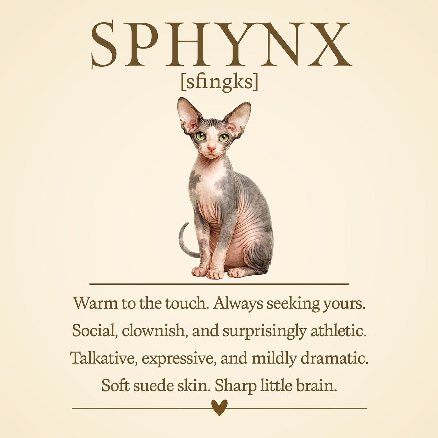 Sphynx Definition T-Shirt – Cat Chronicles