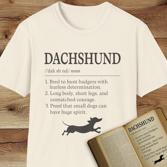 Dachshund Definition T-Shirt Dictionary Dogs Collection