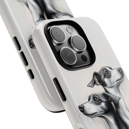 Whippet Phone Case, Elegant Dog Lover Gift