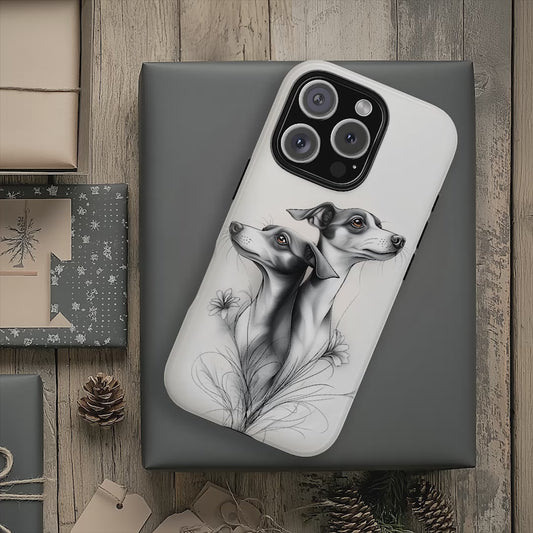 Whippet Phone Case, Elegant Dog Lover Gift