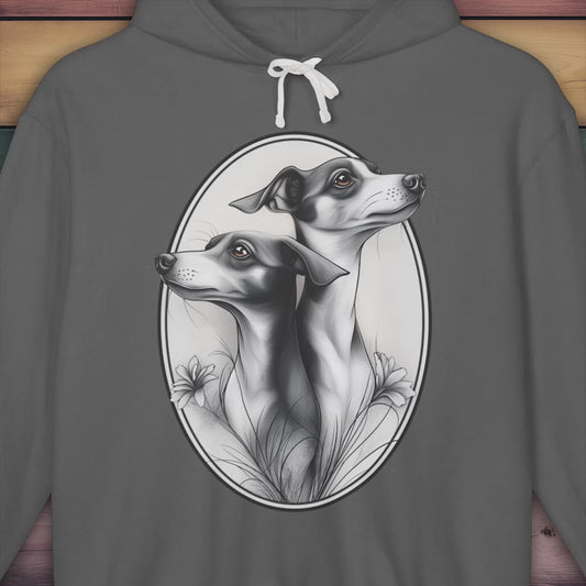 Whippet Elegance Hoodie