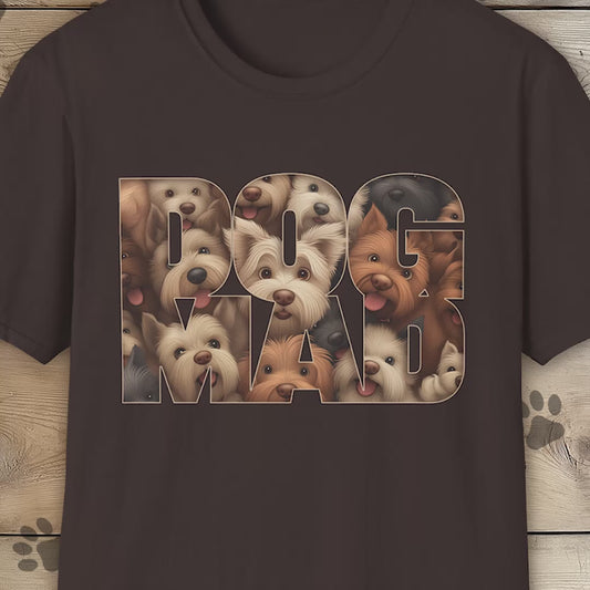Dog Mad Unisex Softstyle T-Shirt for Dog Lovers